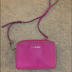 Hot pink MK cross body